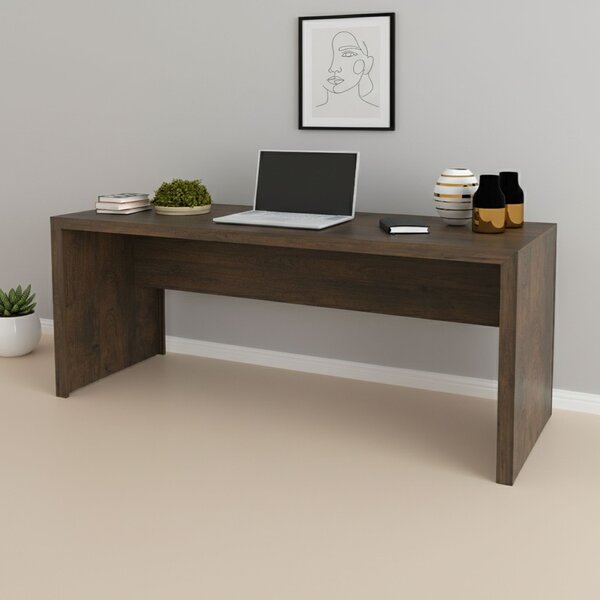 Escrivaninha Mesa Escritório Me4109 163cm Rústico Rústico