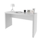 Escrivaninha Mesa Escritório Me4135 127cm Branco Branco