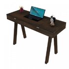 Escrivaninha Mesa Escritório Me 4128 2 Gavetas 120cm Rustico