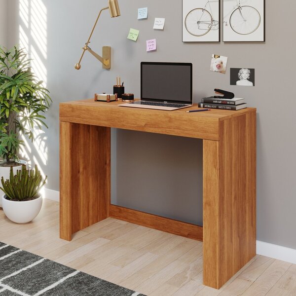 Escrivaninha Mesa Escritório Multiuso 1 Gaveta Cléo Cinamomo