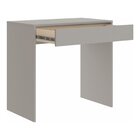 Escrivaninha Mesa Escritório Office 1 Gaveta Infinity Níquel