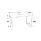 Escrivaninha Mesa Escritório Office Estilo Industrial 120cm K