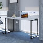 Escrivaninha Mesa Escritório Office Estilo Kuadra 135cm Indus