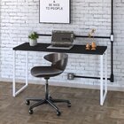 Escrivaninha Mesa Escritório Office Estilo Kuadra 135cm Indus