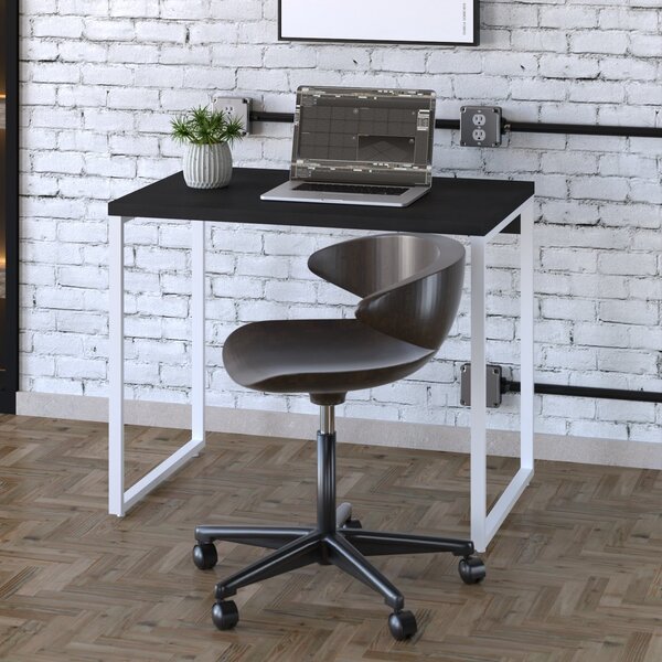 Escrivaninha Mesa Escritório Office Estilo Kuadra 90cm Indust