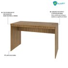 Escrivaninha Mesa Escritório Office Turim 120cm Espresso Móve