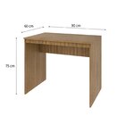 Escrivaninha Mesa Escritório Office Turim 90cm Espresso Móveis
