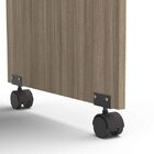 Escrivaninha Mesa Escritório Osaka 3 Gavetas 90cm Castanho Ca