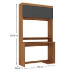 Escrivaninha Mesa Escritório Para Computador Viena 1 Porta 12