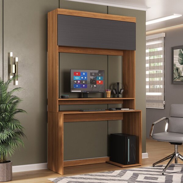 Escrivaninha Mesa Escritório Para Computador Viena 1 Porta 12