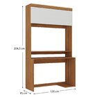 Escrivaninha Mesa Escritório Para Computador Viena 1 Porta Es