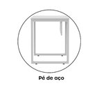 Escrivaninha Mesa Escritório Pe25 90cm Cinza Cinza