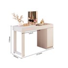 Escrivaninha Mesa Escritório Penteadeira 121cm Com Espelho 1