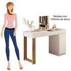 Escrivaninha Mesa Escritório Penteadeira Com Espelho Love 1 P