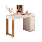 Escrivaninha Mesa Escritório Penteadeira Com Espelho Love 1 P