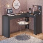 Escrivaninha Mesa Escritório Penteadeira Em L Porta Objetos J