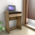 Escrivaninha Mesa Escritório Pequena Com Gaveta E Suporte De