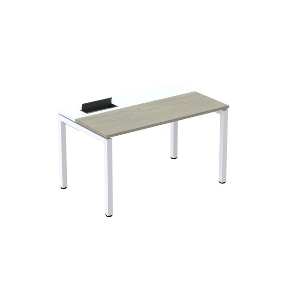 Escrivaninha Mesa Escritório Plataforma Para 1 Pessoa Com Cai