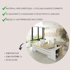 Escrivaninha Mesa Escritório Presidente Tamburato Com E 4 Gav