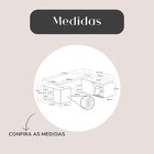 Escrivaninha Mesa Escritório Presidente Tamburato Com E 4 Gav