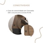 Escrivaninha Mesa Escritório Presidente Tamburato Com E E Des