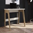 Escrivaninha Mesa Escritório Primazzia 75cm Carvalho Mel E Of