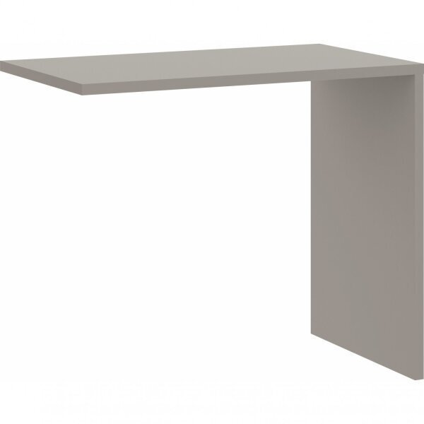 Escrivaninha Mesa Escritório Reta Office Elegance 90cm Níquel