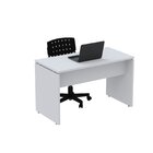 Escrivaninha Mesa Escritório Retangular 120cmx60cm P25 Cinza