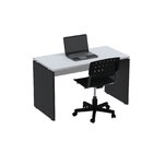 Escrivaninha Mesa Escritório Retangular 120cmx60cm P25 Cinza/