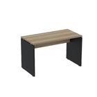 Escrivaninha Mesa Escritório Retangular 120cmx60cm P25 Noce N