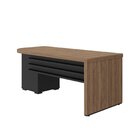 Escrivaninha Mesa Escritório Robusta E Funcional 4 Gavetas La