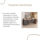 Escrivaninha Mesa Escritório Robusta E Funcional 4 Gavetas La