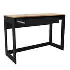 Escrivaninha Mesa Escritório Rocklin 1 Gaveta 1 Nicho 110cm P