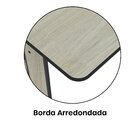 Escrivaninha Mesa Escritório Secretária 92cm Maxxi Nogueira/