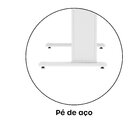 Escrivaninha Mesa Escritório Secretária Maxxi 92cm Branca Bra