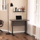 Escrivaninha Mesa Escritório Secretária Maxxi 92cm Preto E Wa