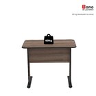 Escrivaninha Mesa Escritório Secretária Maxxi 92cm Preto E Wa