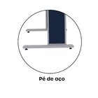 Escrivaninha Mesa Escritório Secretária Mx120 Maxxi 120cm Cin