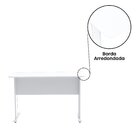 Escrivaninha Mesa Escritório Secretária Mx120 Maxxi Branco