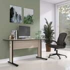 Escrivaninha Mesa Escritório Secretária Mx120 Maxxi Preto/noc