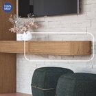 Escrivaninha Mesa Escritório Suspensa Complemento 100% Mdf Ma