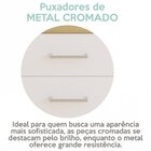 Escrivaninha Mesa Escritório Tamburato 1 Gaveta 2 Lugares Olm