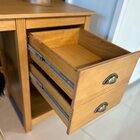 Escrivaninha Mesa Escritório Topázio 100% Pés Em 2 Gavetas 11