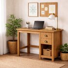 Escrivaninha Mesa Escritório Topázio 100% Pés Em 2 Gavetas 11