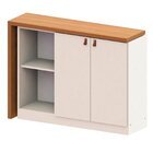 Escrivaninha Mesa Escritório Versa Home 107cm 2 Portas Branco