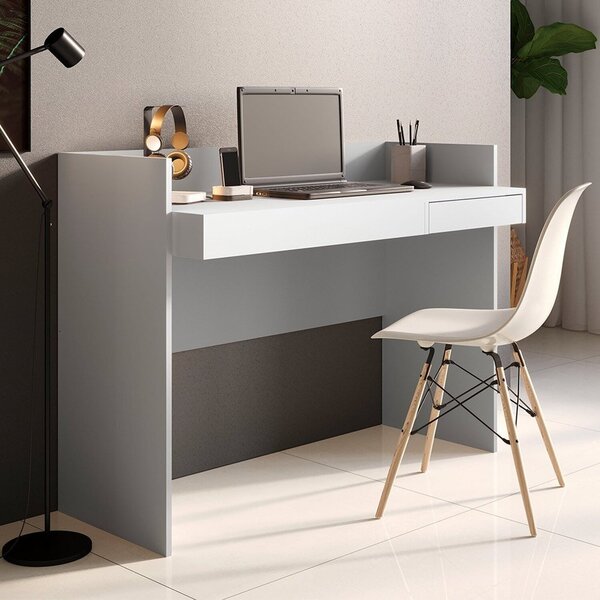 Escrivaninha Mesa Escritório Versa Home 120cm Escritorio 1 Ga