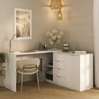 Escrivaninha Mesa Escritório Versátil Em L Ou Extensível 4 Ga