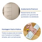 Escrivaninha Mesa Escritório Versátil Em L Ou Extensível 4 Ga