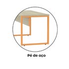 Escrivaninha Mesa Escritório X 150cm Industrial Castanheira E