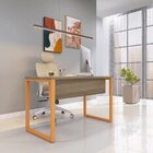 Escrivaninha Mesa Escritório X 150cm Industrial Noce Naturall